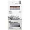 Winsor&Newton Scatola in metallo da 12 matite in grafite - durezze assortite Winsor&Newton nero - 0490007