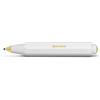 Kaweco Classic Sport White I Business Kuli in plastica di alta qualità, penna a sfera tascabile da 12 g, con meccanismo affidabile a curva cardiaca, 10,5 cm (bianco)