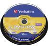 Verbatim 10 DVD+RW Matt Silver 4,7GB Riscrivibili AZO 4X cake Box - 43488