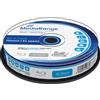 MediaRange 10 Blu Ray BD-R HTL Fullsurface Printable 25GB 135 Min 6X, Cake Box - MR500