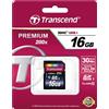 Transcend SDHC Trascend 16GB Classe 10 memory card - TS16GSDHC10 Blister