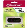 Transcend 16GB 2.0 Chiavetta Pendrive Pen drive USB Blister Nera Jetflash 300