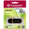 Transcend 32GB 2.0 Chiavetta Pendrive Pen drive USB Blister Nera Jetflash 300