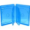 MediaRange Custodia BD Blu Ray 22 mm SESTUPLA per 6 dischi BLU - BOX38-6-30