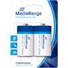 MediaRange Batterie Alcaline LR20 Mono D 1.5V Pile - MRBAT109 - Confezione 2 pz