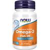 NOW FOODS Omega-3 Molecularly Distilled Fish Oil 1000mg 180/120 md 30sgel