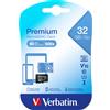 Verbatim Premium microSDHC Card - 32Gb - classe 10 - 44013