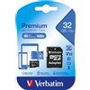 Verbatim Premium microSDHC Card con adattatore - 32Gb - classe 10 - 44083