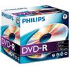 Philips 10 DVD-R 4.7Gb 120 minuti 16X in jewel case - DM4S6J10C