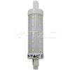 V-TAC Lampadina LED V-Tac 7W E27 R7S 2700K Plastic VT-1917 - 7123 Bianco Caldo