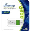MediaRange USB flash drive, color edition, VERDE 32GB - MR973