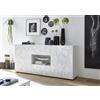Tecno Arredo 3 Living Madia 2 ante e 2 Cassetti PRISMA colore bianco