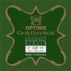 Optima Corde per violino in broccato dorato premium ottonate 1/4 E 0,28 K X dure