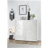 Tecno Arredo 3 Living Mobile 2 ante PRISMA colore bianco