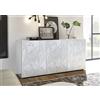 Tecno Arredo 3 Living Madia 3 ante PRISMA colore bianco