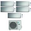 Daikin CONDIZIONATORE DAIKIN PENTA SPLIT STYLISH 7000+7000+7000+9000+18000 BTU SILVER WIFI INVERTER 5MXM90A A+++