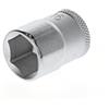 GEDORE Inserto per Chiave a Bussola, Attacco 3/8 pollici, 10 mm, Bocca Esagonale, Chiave a Bussola 16 mm, Utensile, 30 16, Acciaio Cromato