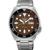 Seiko 5 sport skx quadrante marrone stile scheletro. SRPJ47K1