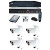 LIFE Kit Nvr 720p 4ch Poe 12v+hdd 1 Tb+4 Telecamere LIFE 75.IPN1004KH4