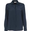 LE TRICOT PERUGIA CAMICIA LE TRICOT PERUGIA IN SETA 1328 BLU Donna