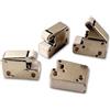 Generico Meccanismo Push Pull Mini L001C per Botole di Ispezione, Chiavistello a Molla 29mm, Plastica e Acciaio, Apertura Rapida Sportelli e Pannelli, Chiusura Sicura - 4 Pezzi