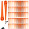 Chuancheng Lame di ricambio per decespugliatore in plastica, 100 pezzi, per Gardena 9823 9825 9820 9821