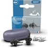 EarSonics SLEEPAD - Protezione dell'udito per dormire, tappi per le orecchie per il sonno, extra morbidi e termoisolanti per il massimo comfort, confezione Duo 2 paia riutilizzabili. Nero traslucido