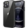 JETech Cover per iPhone 12 Pro Max 6,7 Pollici, Anti Ingiallimento Custodia con Assorbimento degli Urti e Anti-Graffio (Nero)