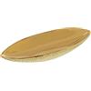 DRW Centro tavola Allungato in Ceramica in Oro 40x13x8cm, estandar