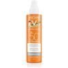 Vichy Capital Soleil Spray solare per bambini SPF50+ resistente all'acqua 200 ml