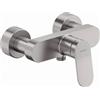 Duravit Wave Mitigeur monocommandé pour douche apparente, saillie 78 mm, WA4230000070, WA4230000070, Colorazione: acciaio inossidabile spazzolato