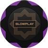 SLOWPLAY Fiches da Poker Nash Clay | 50 Pezzi di fiches da Poker Texas Holdem [Senza Valore], fiches da Poker vuote 14g | Esecuzione e Design squisiti (Viola)