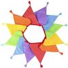 G2PLUS 3.3M Bandierine Festone Striscione Decorazione Bandiere Ghirlanda Bandierine Triangolari per la Decorazione di Feste di Compleanno All'aperto e di Matrimonio（6 colori misti）