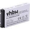 vhbw Li-Ion Batteria 1100mAh (3.7V) per cellulari e smartphone Motorola V500, V525, V550, V555, V60, V600, V60i, V620, V635 sostituisce BA600, SNN5222