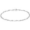 amor Bracciale in Argento 925 Unisex Ladies Gents Arm Jewellery, 19 cm, Argento, Viene fornito in una scatola regalo per gioielli