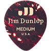 Jim Dunlop 485P-05Md Celluloid Teardrop, Shell Medium Player'S Pack/12