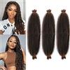 LPARMJIT Springy Treccine extension afro da 40 cm, in 8 confezioni, Kinky Marley, pre-separate, pre-gonfiate, morbide, per Butterfly Locs, extension intrecciate (61 cm, 3 confezioni, T1B/30)