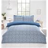 Rapport Home Set copripiumino in microfibra con ciottoli blu per letto singolo con federe incluse