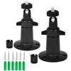 WiTi 2PACK Staffa metallica montaggio a parete e soffitto per telecamera sicurezza,1/4 di giunto sferico regolabile interni ed esterni telecamere a batteria WiFi,compatibile con Blink Arlo Ring ecc