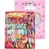 Jeesblsy Elastici per Capelli da Ragazze, Belli Mini Fermagli, Piccoli Clip Morbidi Gomma Bande Intrecciare, Set di Accessori per Coda di Cavallo da Bambina (780 Pezzi)