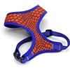MORSO® Pettorina traspirante Air Mesh, per cani di taglia piccola, blu earancione, tg S