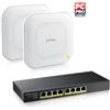 Zyxel Switch di rete Zyxel GS1915-8EP Gestito L2 Gigabit Ethernet (10/100/1000) Supporto Power over (PoE) Nero [GS1915-8EP-EU0102F]