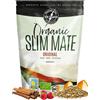 VITSTORM® Tisana Bio Yerba Mate Aromatizzata - Slim Tea - Energia & Detox - Tisana Drenante e Dimagrante Forte con Ortica, Tarassaco, Arancia e Lampone - The Sfuso in foglia 100g