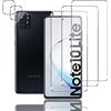 Widrt [6 Pezzi] Vetro Temperato compatibile con Samsung Galaxy Note 10 Lite Vetro Temperato, [3 Pellicola Protettiva e 3 Pellicola Fotocamera], 9H Durezza HD Screen Protector Anti-graffio Senza Bolle