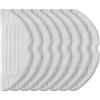 Alloytool 8 pezzi di panni per robot aspirapolvere Roborock S8/S8+/S7 MaxV/S7 MaxV Plus/S7 MaxV Ultra/S7 Pro Ultra/S7/S7+, panni in microfibra VibraRise con ioni d'argento (Grigio chiaro)