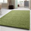 Carpetsale24 Shaggy Tappeto Salotto Moderno 200x300 (200x290 cm) Verde - Tappeto per scendiletto Camera da Letto, Cucina y Soggiorno - Tappeto Fluffy y Morbido, Monocromatico, Facile Manutenzione