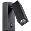 Onli Applique led spy in metallo nero, 4000k