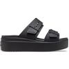 Crocs Brooklyn Buckle Low Wdg Black Donna