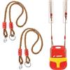 Naapesi Corde Altalene Regolabili, Altalena da Giardino, Albero sospeso Corde Resistenti, Tree Swing Corda per Swing, per Altalene Allaperto/Amaca/Accessori per Parco Giochi (portanti 300kg)