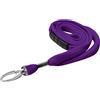 OMTK ID Laccetti porta badge Viola con moschettone in metallo e sgancio di sicurezza 100 pz